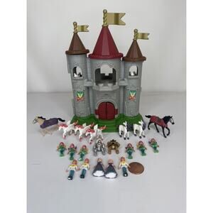 Blue-Box Toys RARE polly pocket castle vintage With Mini/micro Figures 90s 80s